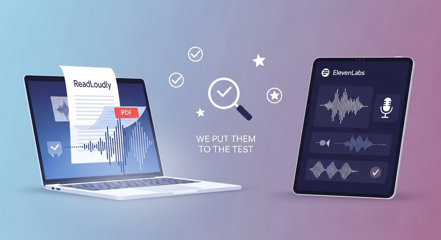 ReadLoudly vs ElevenLabs AI voice comparison overview
