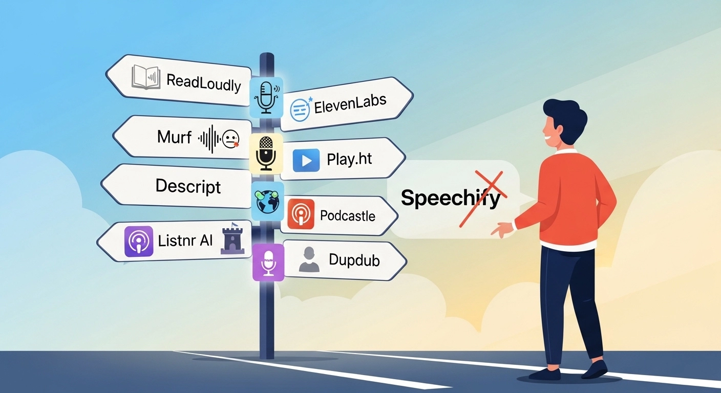 Best Speechify alternatives 2026