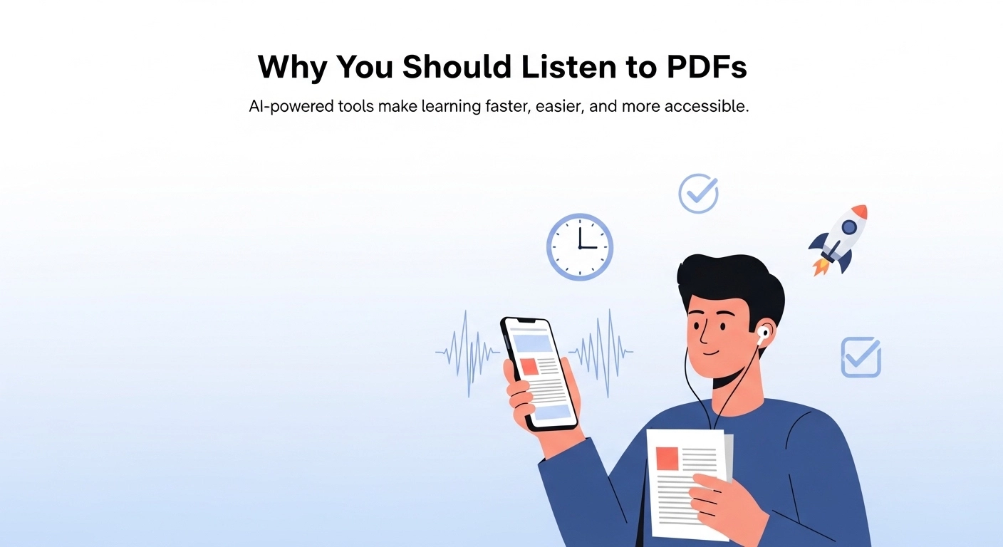 AI PDF reader text to speech listening